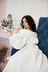 Atlas wedding cape with sleeves